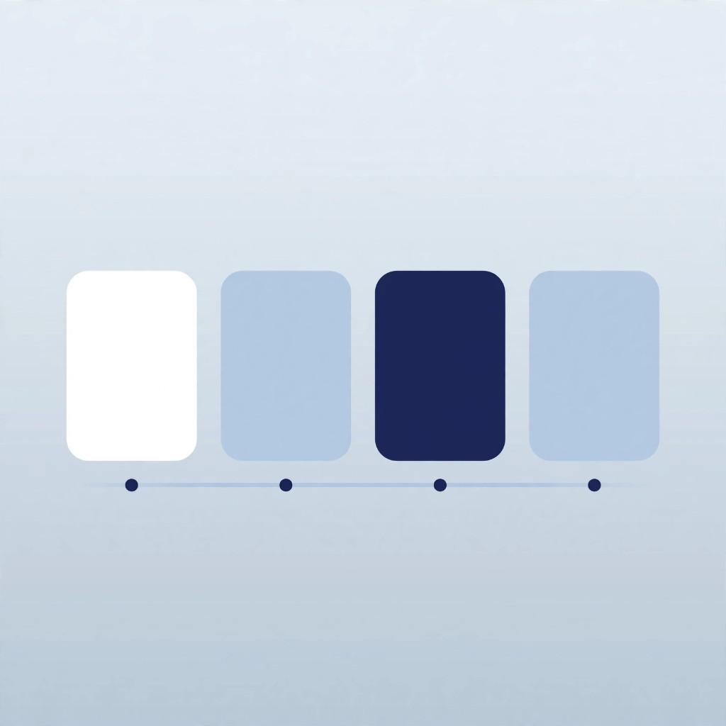 Four storyboard panels on a timeline for creating video storyboards in Losi